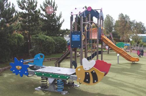 Playground, Caravan Sleeps 5 - Decking Parking Pet Friendly in Marton