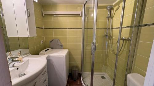 Bathroom, Duplex cosy au pied des pistes 4 couchages vue montagne in Villaroger