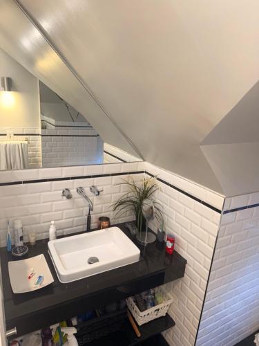 Bathroom, Luxury private family suite in quiet house in Queens