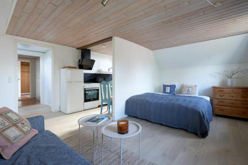 Lavender studio apartment in a villa close to Løkken in Nr. Lyngby