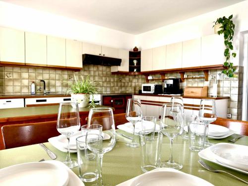 廚房, Ferienhaus "Kleine Auszeit" in 蒂真