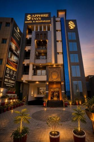 Exterior view, Sapphire Stays Hotel And Restaurant in Peshawar