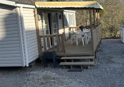 Mobile home privé à Ducey pour 6 personnes proche du Mont Saint Michel (Mobile home prive a Ducey pour 6 personnes proche du Mont Saint Michel) in Ducey