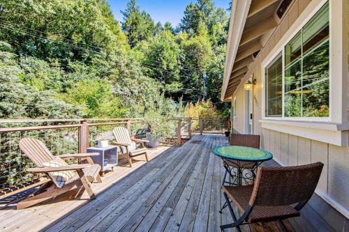 Orchard Near the River Escape in Forestvilla (CA)