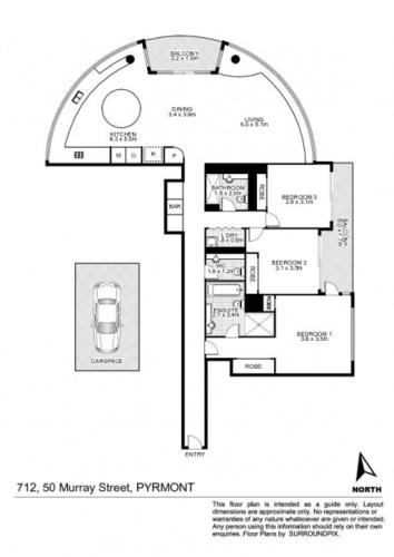 3 Bedroom Darling Harbour Apartment - main image