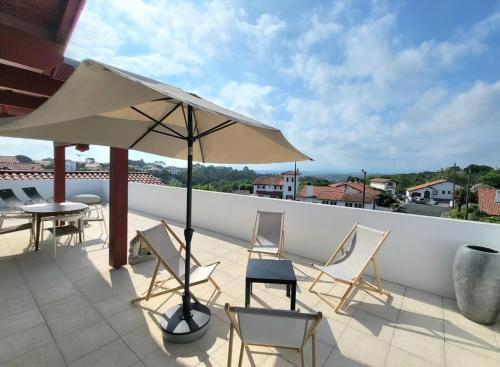 Bidart T4 roof top 10 min plage Erretiega - Location saisonnière - Bidart