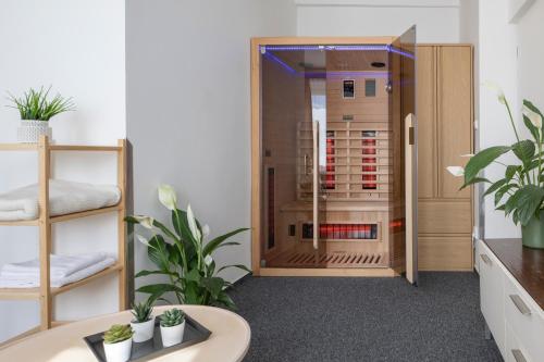 Sauna, Hotel AMITY in Prague 20
