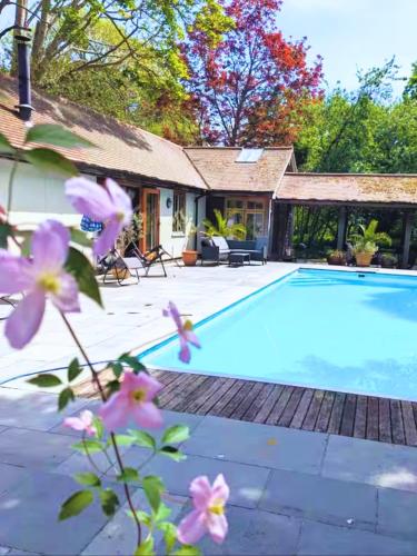 Rural Cottage Retreat, Near Goodwood Festival of Speed, Dog Friendly with Shared Outdoor Pool, gardens & Tennis, Free Parking! Chichester Holiday Properties gîte à louer South Mundham