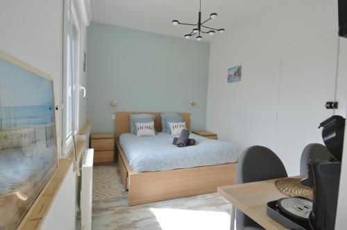Iekārtas, Le nid calme, studio cosy en bord de mer in Langrune-Sur-Mer