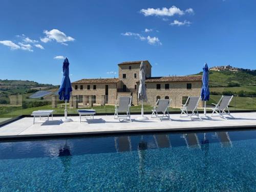 Viesnīcas āriene, Agriturismo Il Borghetto in Montedinove