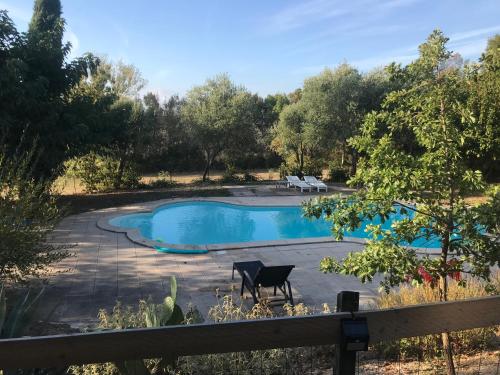 Peldbaseins, Domaine Cammazou - Gîte Olive (Domaine Cammazou - Gite Olive) in Montoljē