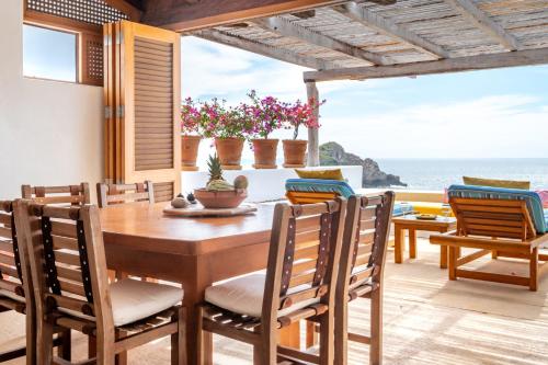 Altan/terrasse, Casitas in Careyes in Costa Careyes