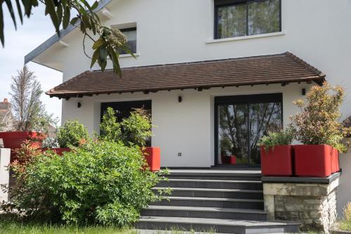 Балкон, Maison chic avec Psicine - Talant proche Prenois in Талан