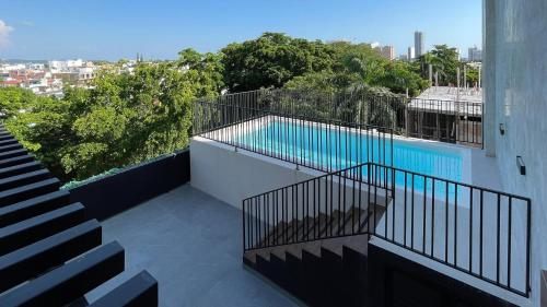 Central apartment with pool near el malecon