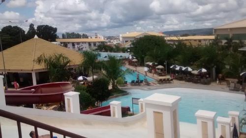 Kolam renang, Lacqua Diroma Apartment in Caldas Novas