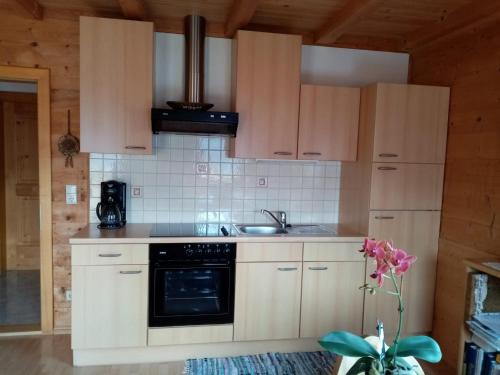 virtuve, Ferienwohnung Pendlhof in San Pancrazio Saint Pankraz