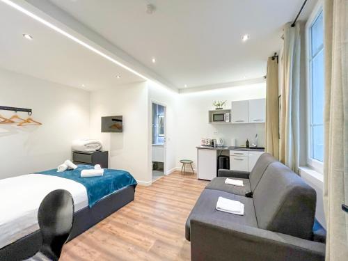 UrbanFlat 202 - Confortable Studio pour 4 au centre de Paris