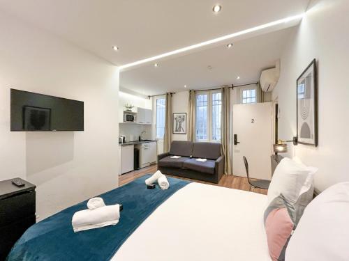 UrbanFlat 202 - Confortable Studio pour 4 au centre de Paris - image 11