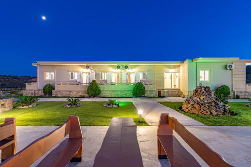 Exterior view, Theodoros Malaxa Retreat - Pool & Amazing View in Keramies