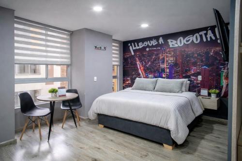 Centro Histórico Bogotá, Apartamento Equipado A 10 Min de La Candelaria Da vinci
