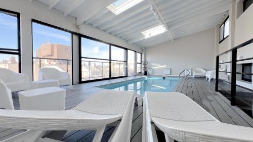 Swimming pool, Las Heras 3A - Depto para 4 personas a cuadras del mar en zona Guemes, Mar del Plata - Hola Sur in Mar del Plata