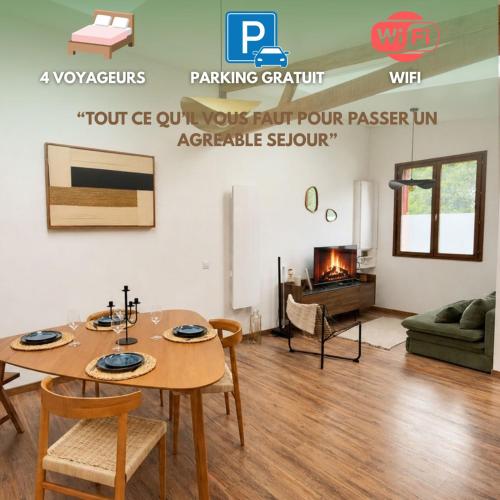 Loft lumière - 4 pers - Parking