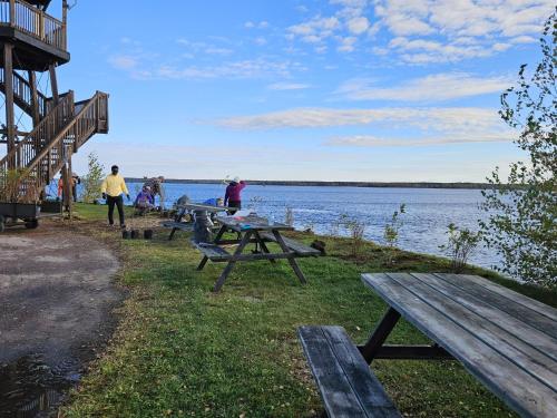 Chalet de la plage du Bôme (Chalet de la plage du Bome) in Saint-Felicien (QC)
