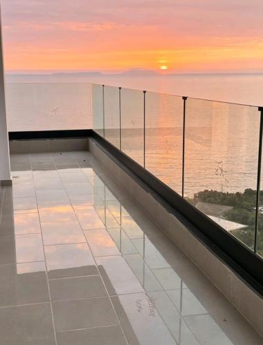 Balkons/terase, Borsh sunset apartments in Qazim Pali