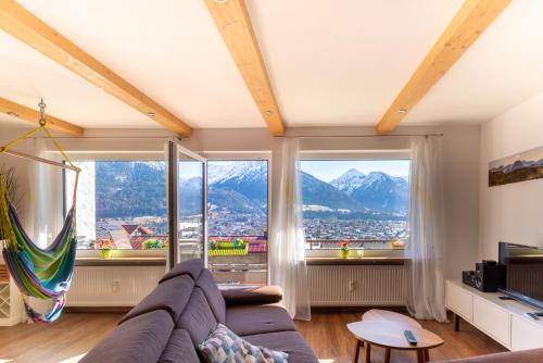 Panoramablick mit Balkon, große Sauna, Alpenjuwel 2 Oberstdorf