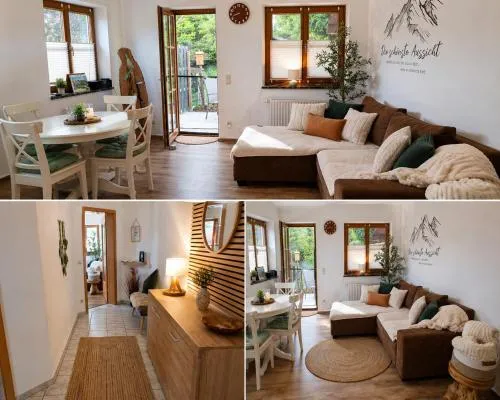 Ruhige Ferienwohnung Nussbaum mit kostenlosem Parkplatz ideal für Monteure, Geschäftsreisende, Paare & Durchreisende in Lorenzenberg, Deutschland