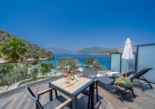 Balkong/terasse, Kalkan Beach Park Hotel in Kas