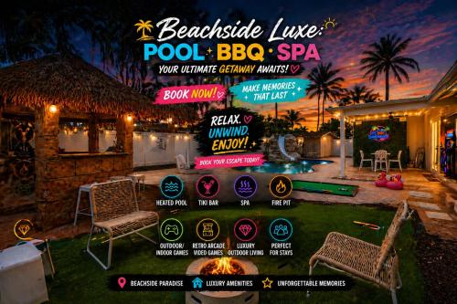 Beachside Luxe Pool BBQ Spa