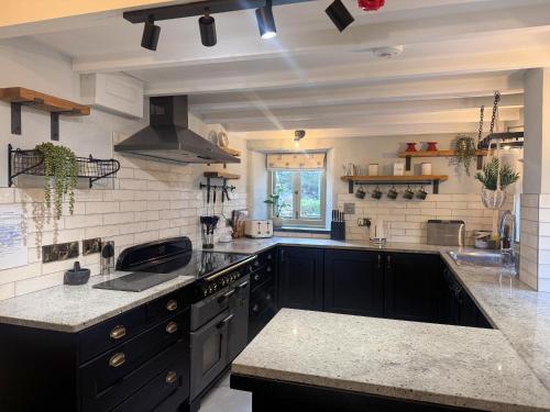 virtuve, Bluebell Cottage in Lanivet