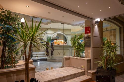 Entrance, Hotel Le Rocher in Calvi