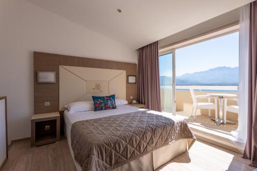 View, Hotel Le Rocher in Calvi