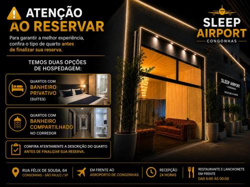 sleep airport congonhas in กัมโปเบโล