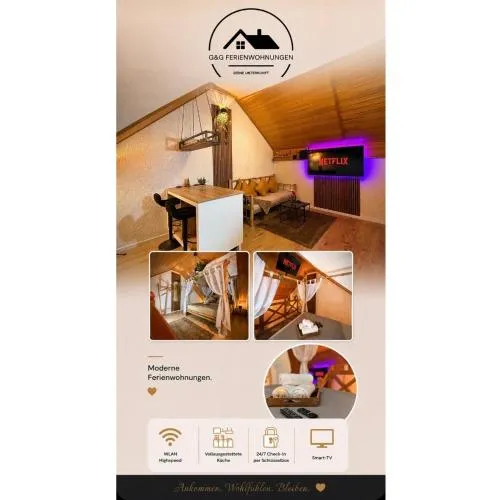 Stay by Home Deluxe Apartment WiFi-PS4-TV-Loft-Bath-Kitchen in Willroth, Deutschland