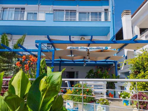 Exterior view of Celeste Deluxe Apartments