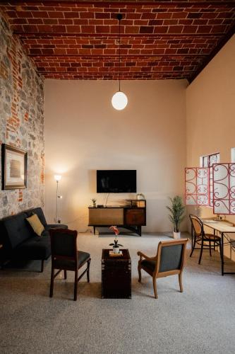 Loft #110 Centro Histórico con Balcones y Terraza Compartida Vista Panorámica