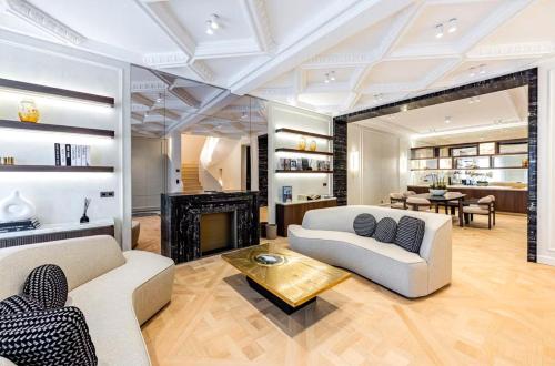 Konyha, Spacious 3 bedroom luxury Monaco in Quartier du Port