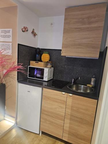Kitchen, L'Oasis Evasion de 60m2 avec SPA privatif et Design in Salome (Nord-Pas-de-Calais)