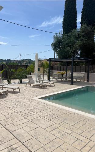 Soleya private pool house gîte à louer Kanálion