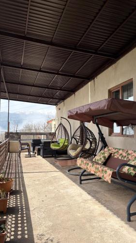 Balcony/terrace, Syunyats guest house in Halidzor in Halidzor