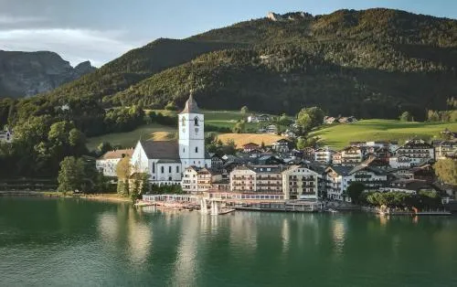 Im Weissen Rössl am Wolfgangsee in St. Wolfgang, Österreich