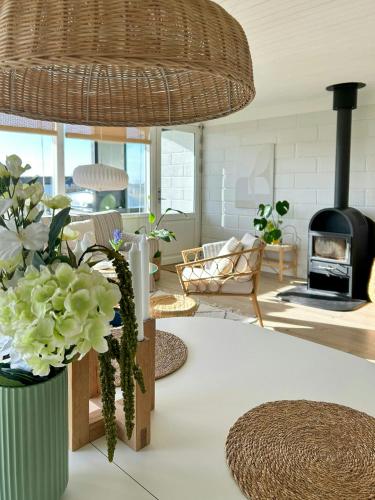 Viesnīcas āriene, Beach Hotel Inspired Holiday Home By Limfjorden in Skyum