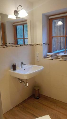 Bathroom, Berghof Moar in Unterwossen