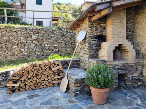 Casa Sud Miranda - rustico di paese in Borghetto dʼArroscia