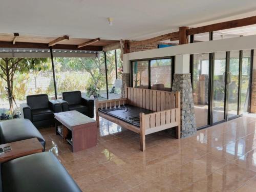Balcony/terrace, Villa Bale Arden in Lingsar