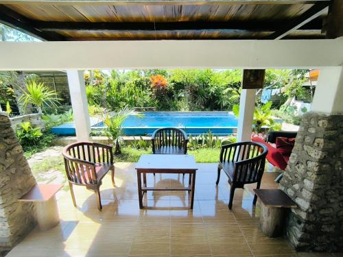 Balcony/terrace, Villa Bale Arden in Lingsar