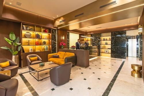 Lobby, Hotel Accademia in Trevi